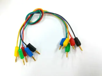 50ks Silikonový Line Gold plated 2mm banánek 2 mm plug Kabel pro testovací kabel