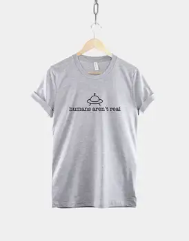 Sugarbaby Lidé Nejsou Vtipný Grafický T tričko Alien Dárek Společensky Trapné Bavlněné tričko Krátký Rukáv Tumblr Příležitostné Topy